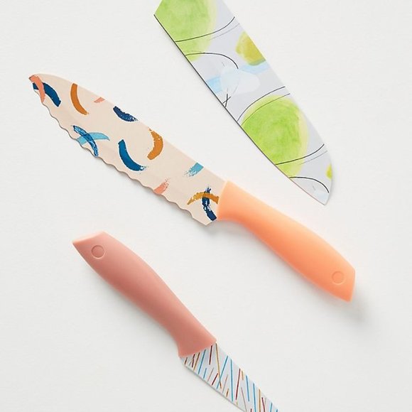 NEW Anthropologie Bodega Kitchen Knives, Set of 3 - Picture 2 of 2